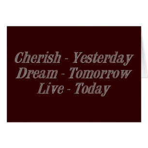 Cartão Cinza de Cherish