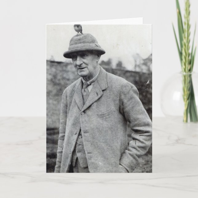 Cartão Cinza de Edward, ø visconde Cinzento de Fallodon (Frente)