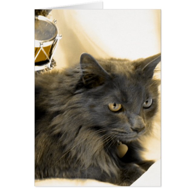 Cartão Cinza De Natal IIII (Frente)