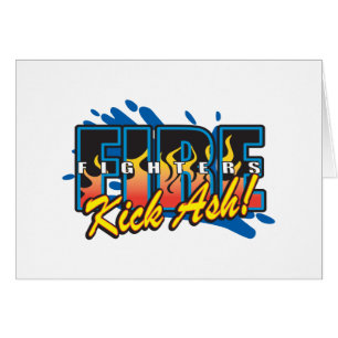 Cartão Cinza do pontapé dos bombeiros!