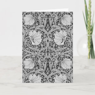 Cartão Cinza Pimpernel Monotone, William Morris