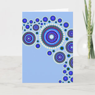 Cartão Circle Motif #117 Greeting Card