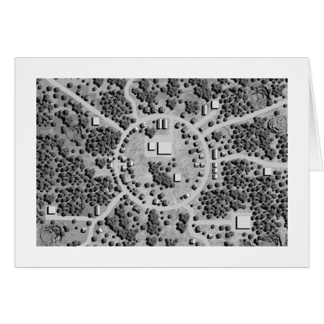 Cartão Circleville (delimitado) (Frente Horizontal)