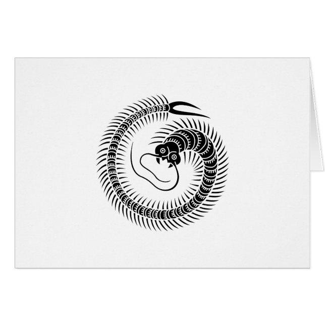 Cartão Círculo centípede (Frente Horizontal)