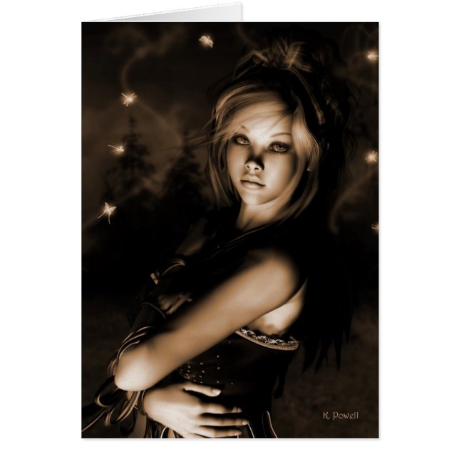 Cartão Círculo da noite (Frente)