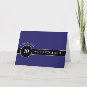 Cartão Círculo de Excelência do 10.º Aniversário do Funci