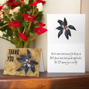 Cartão Círculo de Galinhas Pretas e Brancas Comendo Melan