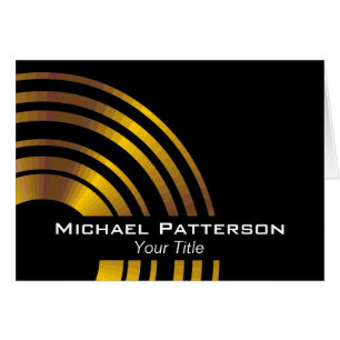 Cartão Círculos executivos modernos personalizados
