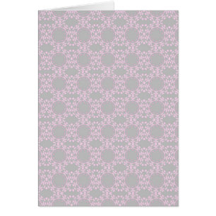 Cartão Círculos Rosa