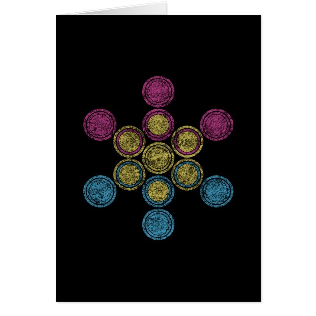 Cartão Círculos sagrados pan (Frente)