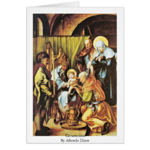 Cartão Circuncisão por Albrecht Dürer