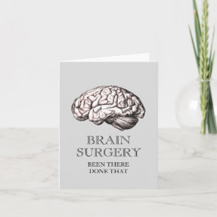 Cartão Cirurgia Cerebral Fez Isso Engraçado