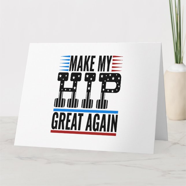 Cartão Cirurgia de Quadril (Frente)