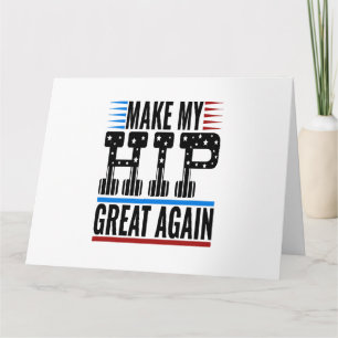 Cartão Cirurgia do quadril