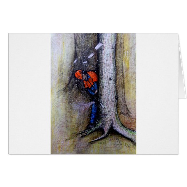 Cartão cirurgião arborista husqvarna (Frente Horizontal)