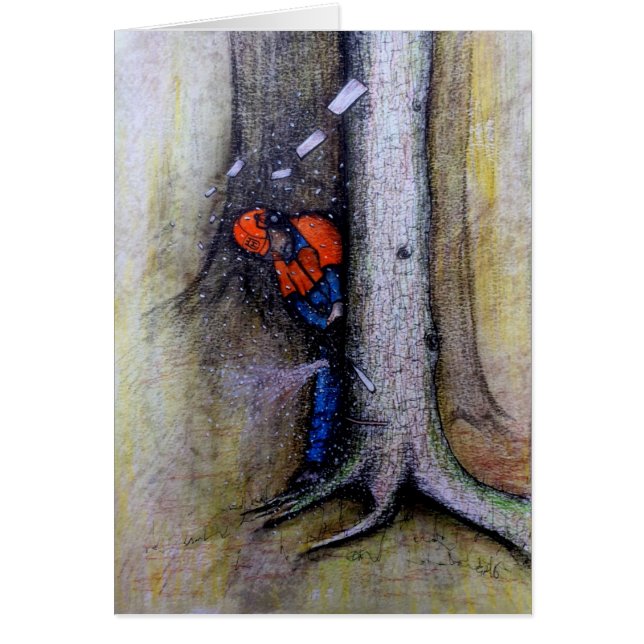 Cartão cirurgião arborista husqvarna (Frente)