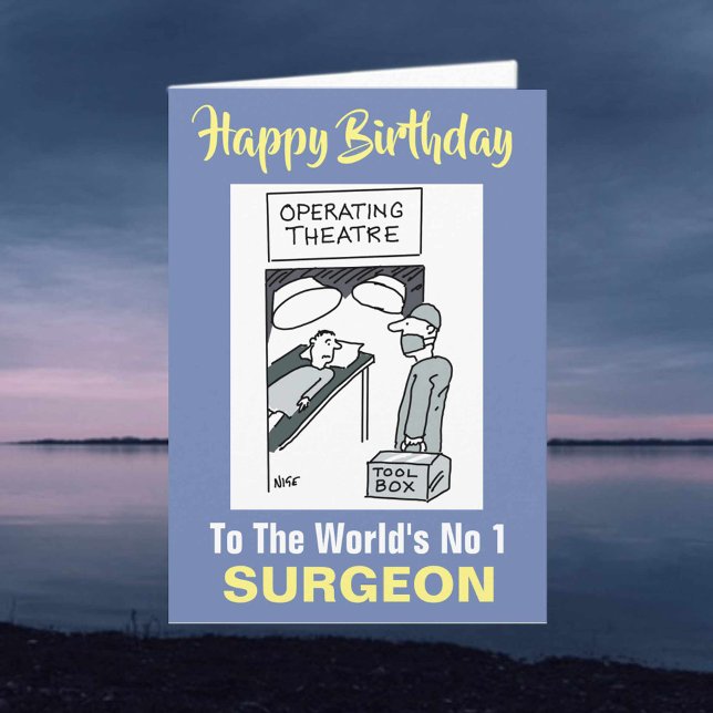 Cartão Cirurgião com Caixa de Ferramentas - Parabéns (Criador carregado)