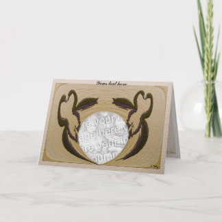 Cartão Cisnes adoráveis