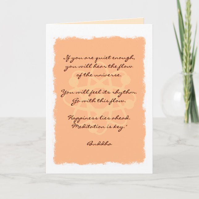 Cartão Citação Buda (Frente)