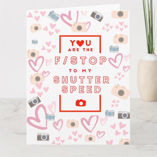 Cartão Citação de Amor para Fotógrafos (Frente)