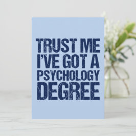 Cartão Citação de Psicologia Engraçada Psicóloga Citação