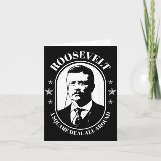 Cartão Citação de Teddy Roosevelt Touro Alce Theodore