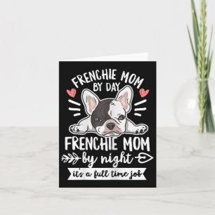 Cartão Citação Do Bulldog Para Sua Mãe Francesa