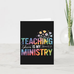 Cartão Citação do Ministério do Professor Cristão - Ephes