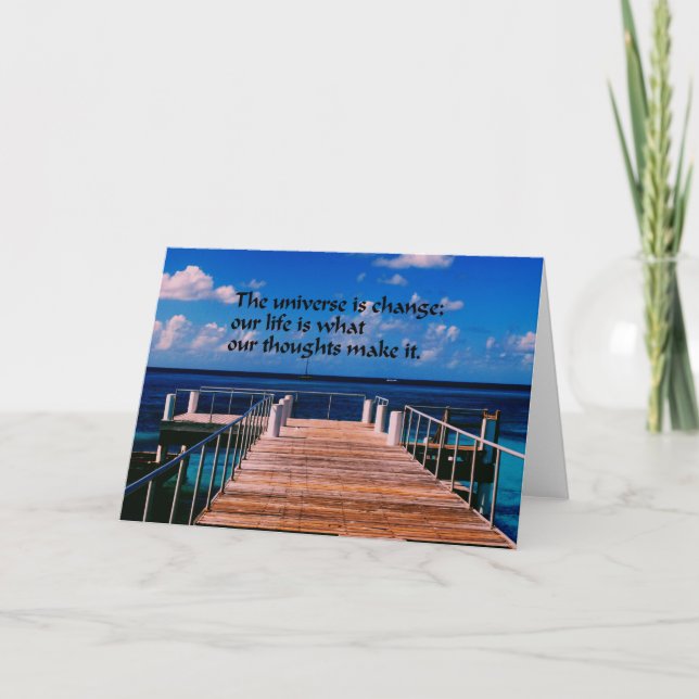 Cartão Citação filosófica (Frente)