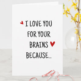 Cartão Citação Humorística Eu Amo Você Dia dos Namorados 