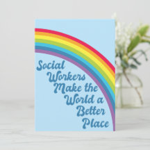 Citação Inspiradora de Assistente Social Arco-íris