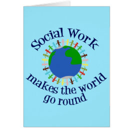 Cartão Citação Inspiradora de Trabalho Social Carta Mundi