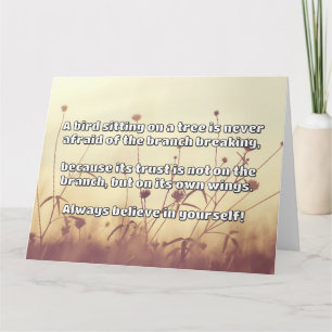 Cartão Citação Positiva de Encorajamento Empath
