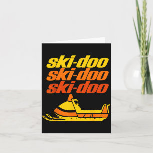 Cartão Citação Retro Srt Ski Doo Motoneves Antigos Engraç