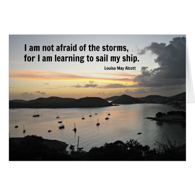 Cartão Citação sobre ser independente (Frente Horizontal)