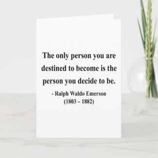 Cartão Citações 1a de Emerson