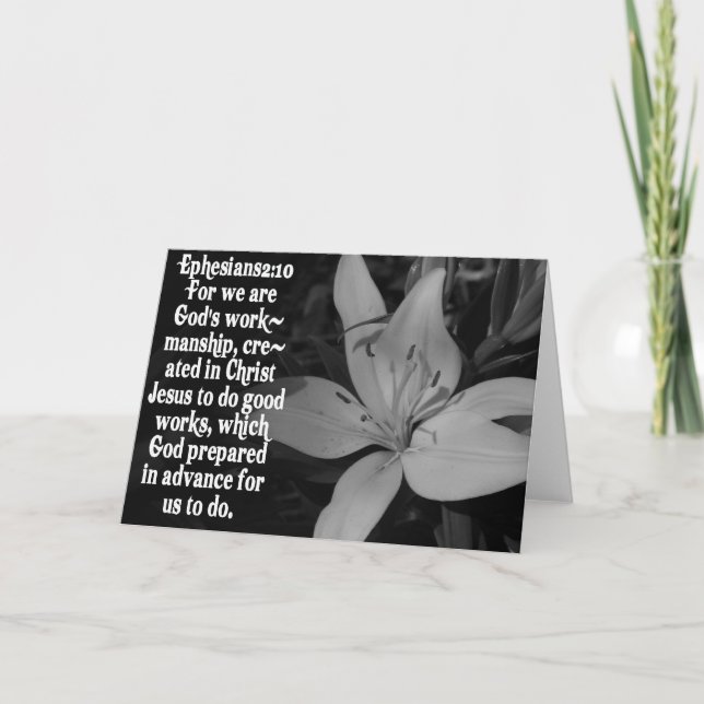 CARTÃO CITAÇÕES DA ESCRITURA DA BÍBLIA DO 2:10 DE (Frente)