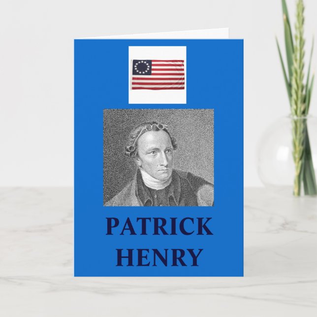 CARTÃO CITAÇÕES DE PATRICK HENRY (Frente)