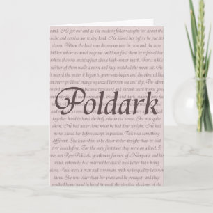 Cartão Citações de Poldark