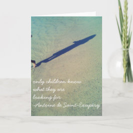 Cartão Citações do pequeno príncipe pequeno de Prince/Le