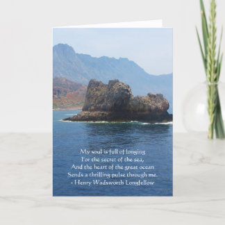 Cartão Citações espirituais de Henry Wadsworth Longfellow