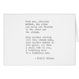 Cartão Citações reais inspiradas da máquina de escreve