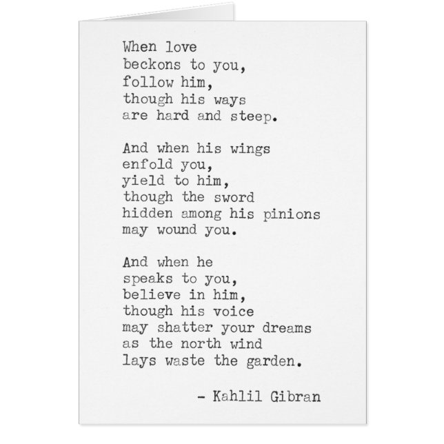 Cartão Citações reais inspiradas da máquina de escrever - (Frente)