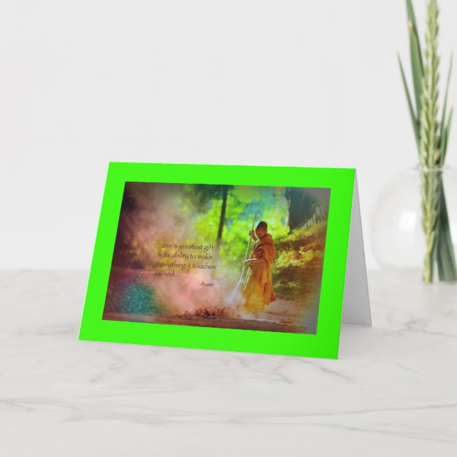 CARTÃO CITAÇÕES RUMI DE CARD-LOVE (Frente)