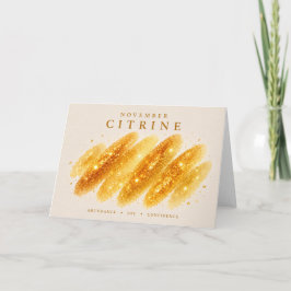 Cartão Citrine Cristal Swipe