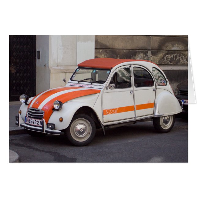Cartão Citroën 2 CV Spot (Frente Horizontal)