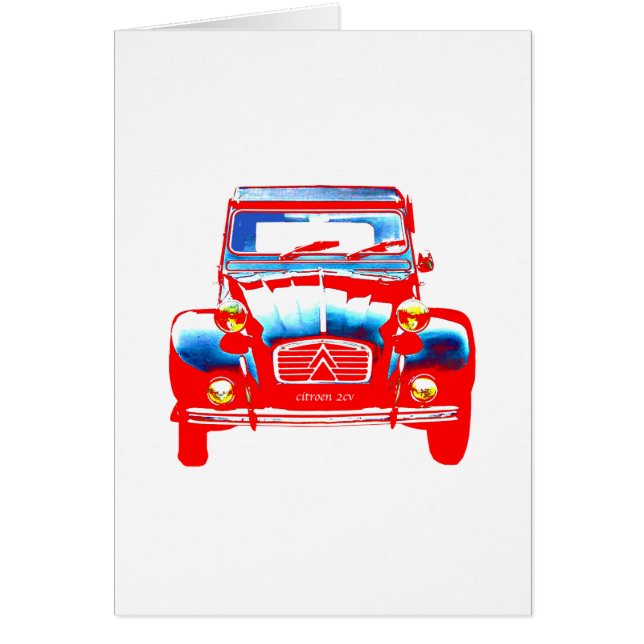 Cartão Citroen 2CV 2 (Frente)