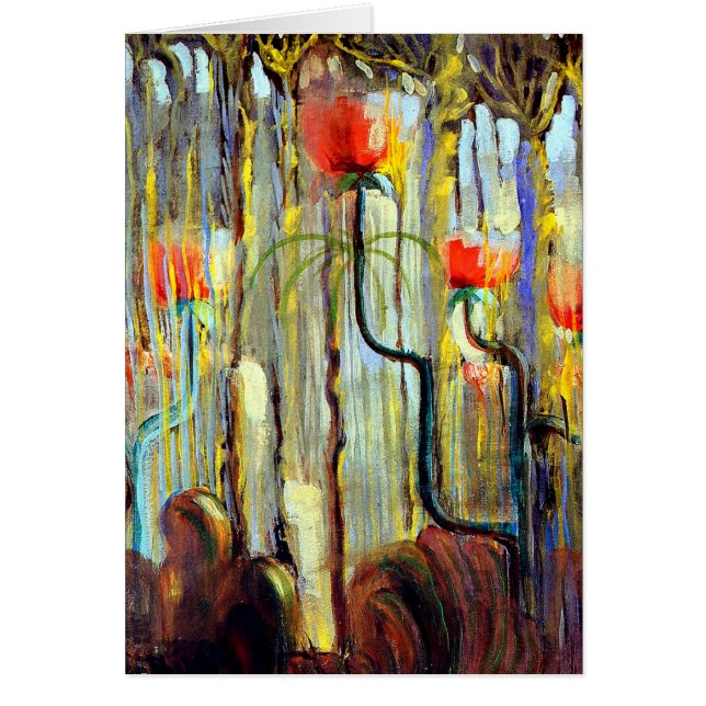 Cartão Ciurlionis - Criação do Mundo IX (Frente)