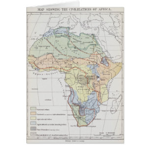 Cartão Civilizações de África
