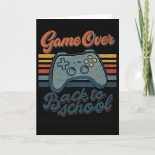 Cartão Ck Gamer De Volta à Escola Crianças Professores Fi